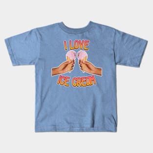 I love Ice Cream Kids T-Shirt